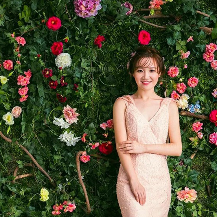 美哭婚禮現場的仿真植物和仿真花