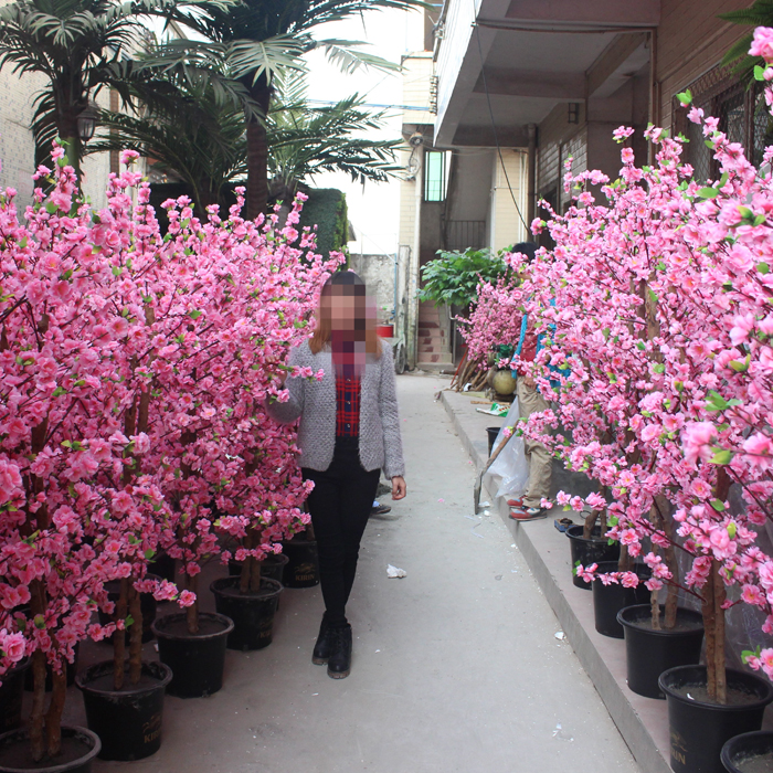 仿真桃花樹一種浪漫的情懷
