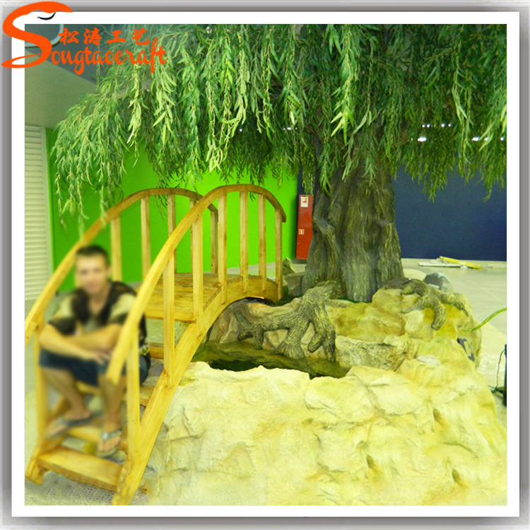 園林植物造景之仿真柳樹 園林植物造景之仿真柳樹