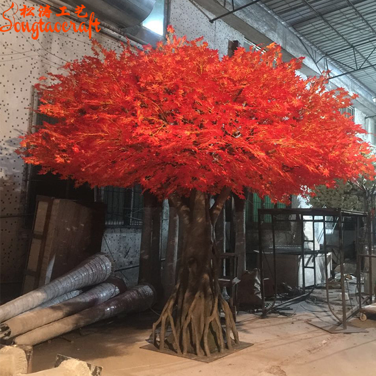 仿真楓樹的制造原料和安裝過程